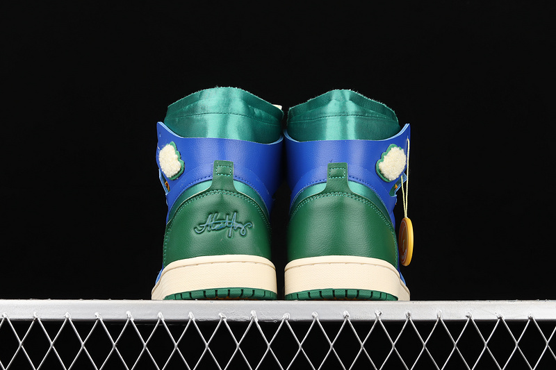 Aleali May X Wmns Air Jordan 1 High Zoom Comfort Califia Hyper Royal/Pine Green 31