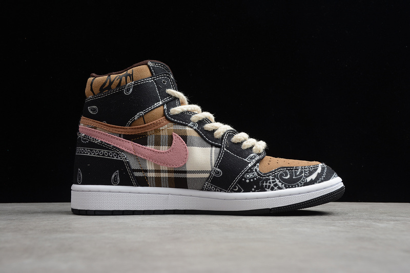 Air Jordan 1 High Zoom R2t Black/Brown/Pink 31