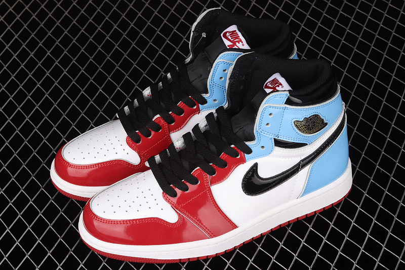 Air Jordan 1 Retro High Og Fearless White/University Blue-Varsity Red-Black 13