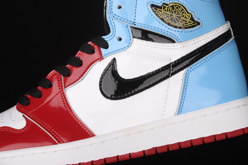 Air Jordan 1 Retro High Og Fearless White/University Blue-Varsity Red-Black 17