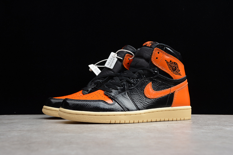 Gz Air Jordan 1 High Og Shattered Backboard 3.0 Black/Orange 27