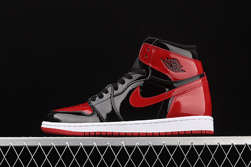 Air Jordan 1 Retro High Og Patent Bred Black/White/Varsity Red 9