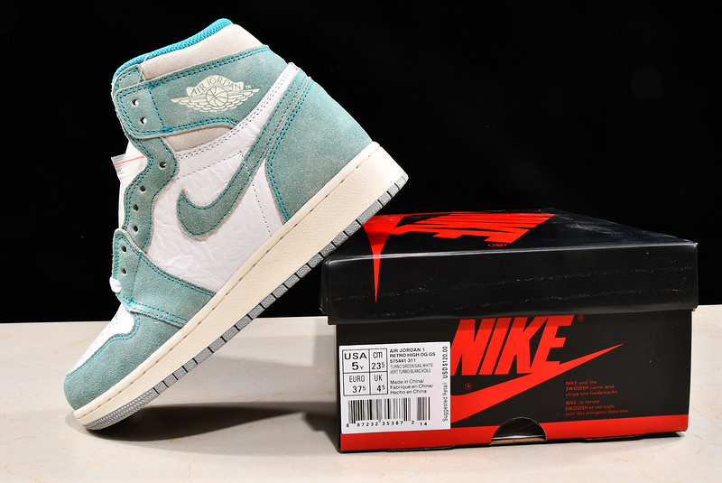 Air Jordan 1 Retro High Turbo Green/Sail-White 13