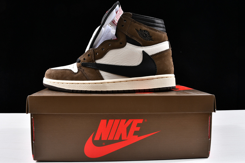 Air Jordan 1 High Og Travis Scott Sp Dark Mocha/White 29