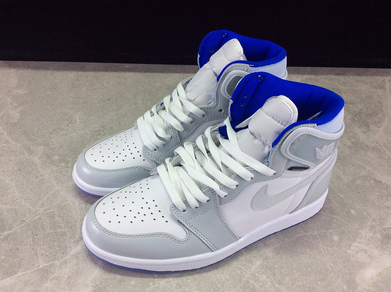 Air Jordan 1 Retro High Zoom White/Racer Blue-White 3