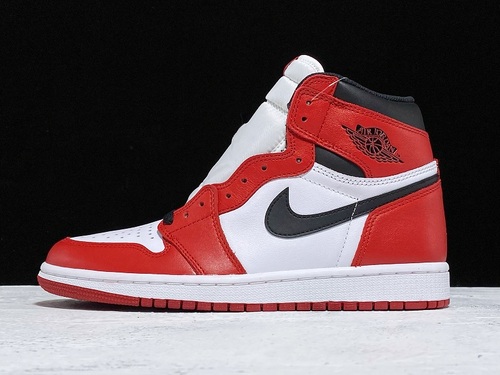 Get Air Jordan 1 Retro High Og Chicago White/Black-Varsity Red 5