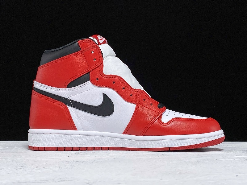 Get Air Jordan 1 Retro High Og Chicago White/Black-Varsity Red 13