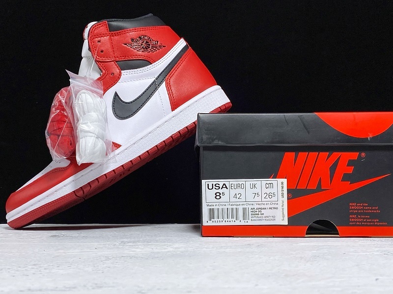 Get Air Jordan 1 Retro High Og Chicago White/Black-Varsity Red 19