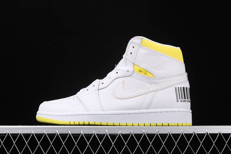 Get Air Jordan 1 High Og First Class Flight White/Yellow 23