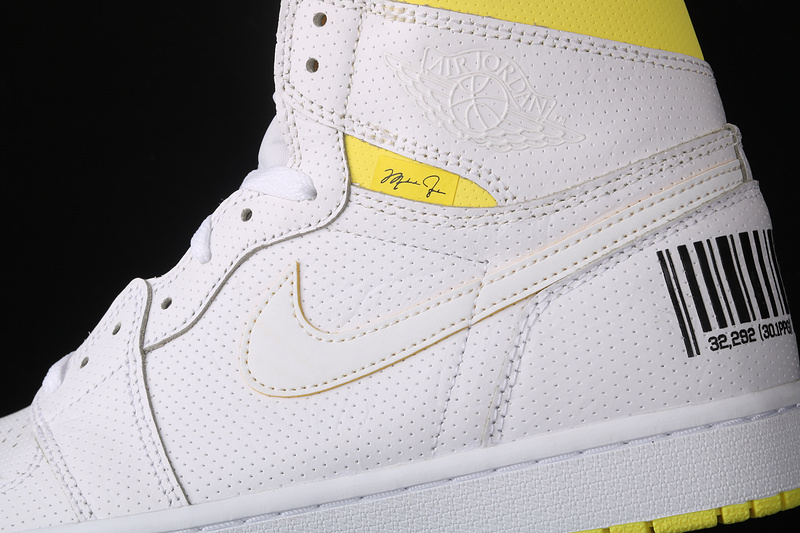 Get Air Jordan 1 High Og First Class Flight White/Yellow 25