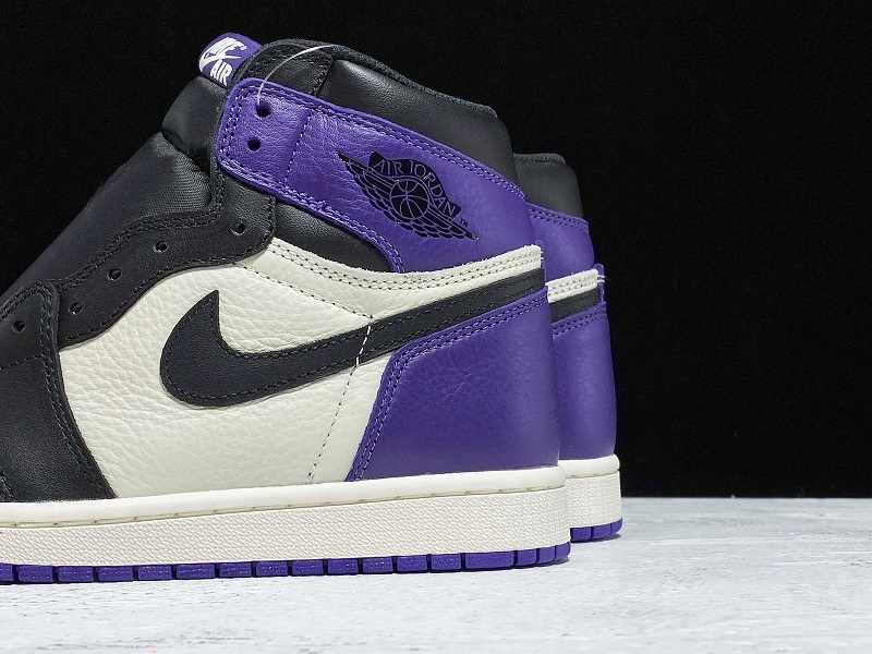 Get Air Jordan 1 Retro High Og Court Purple/Black-Sail 13