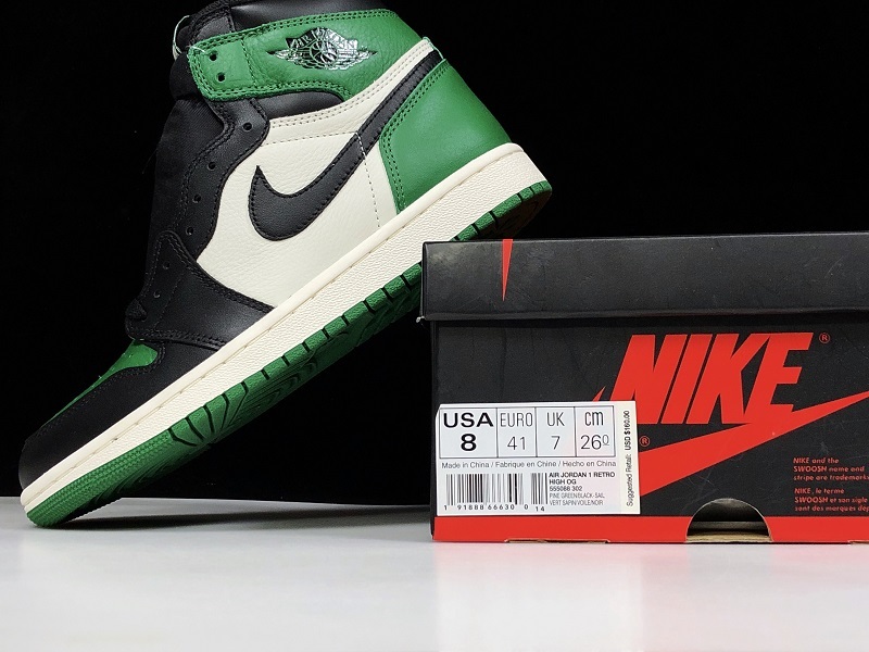 Air Jordan 1 Retro High Og Pine Green/Black 21