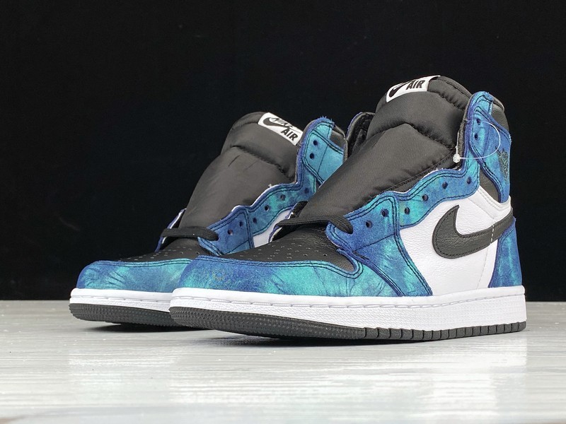 Air Jordan 1 Retro High Og Tie Dye White/Black-Aurora Green 27