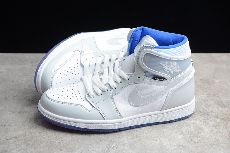 St Air Jordan 1 Retro High Zoom White/Racer Blue-White 23