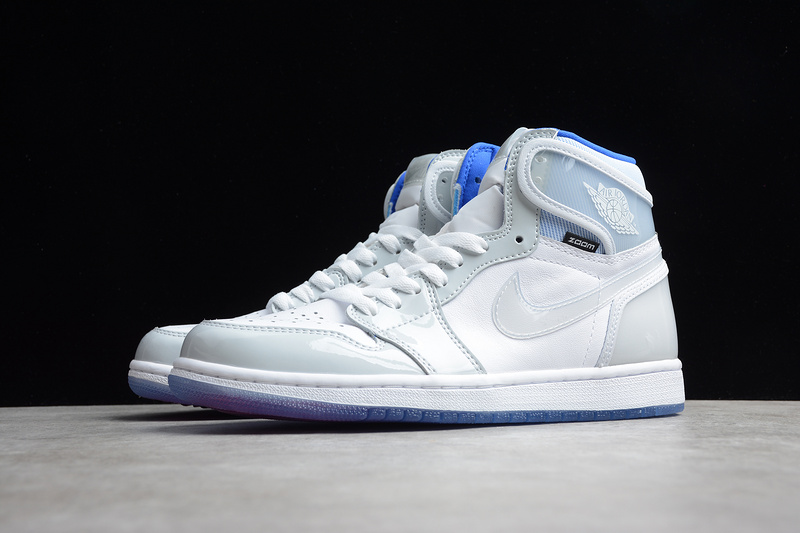 St Air Jordan 1 Retro High Zoom White/Racer Blue-White 31