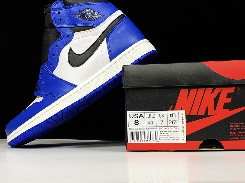 Air Jordan 1 Retro High Og Game Royal/Summit White-Black 9