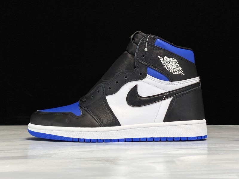 H12 Air Jordan 1 High Og Black/White-Game Royal-Black 7