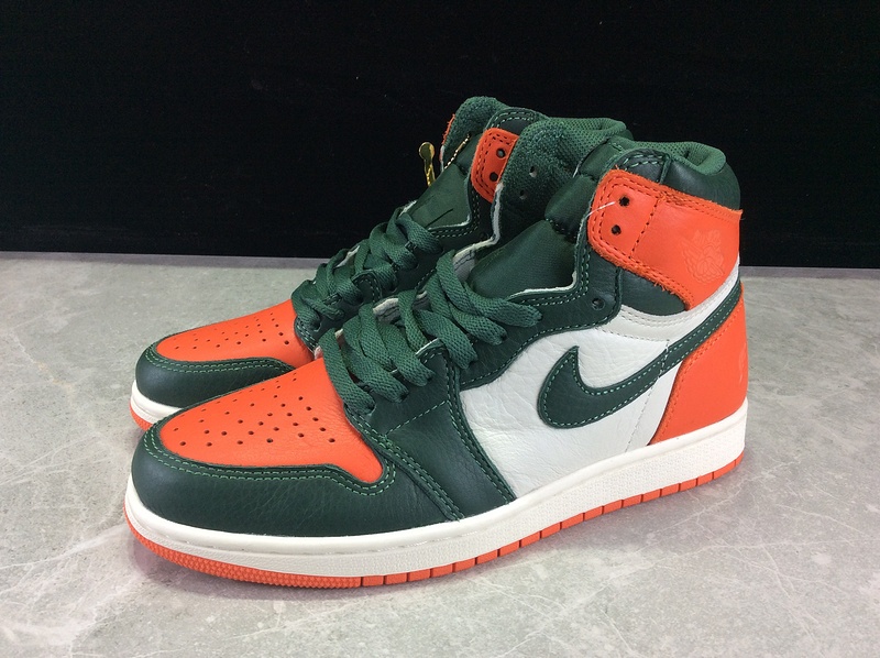 Solefly X Air Jordan 1 Retro High Og Fir-Team Orange/Green 13