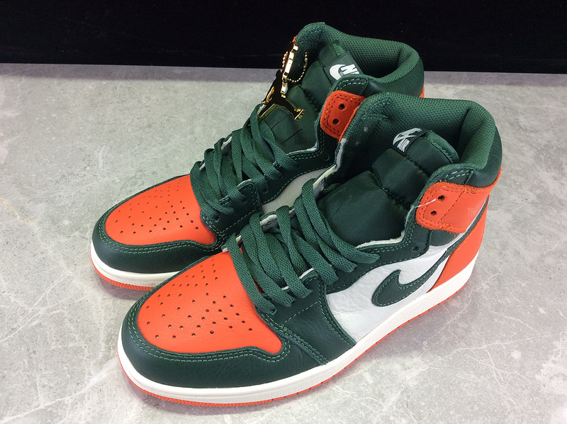 Solefly X Air Jordan 1 Retro High Og Fir-Team Orange/Green 19