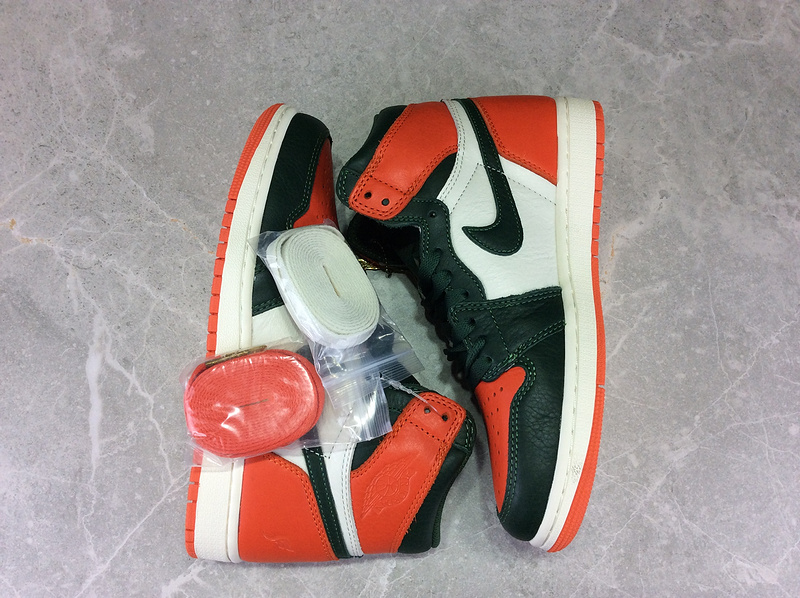 Solefly X Air Jordan 1 Retro High Og Fir-Team Orange/Green 31