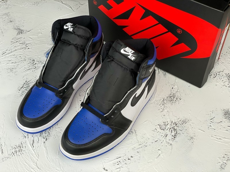 Air Jordan 1 High Og Black/White-Game Royal-Black 17