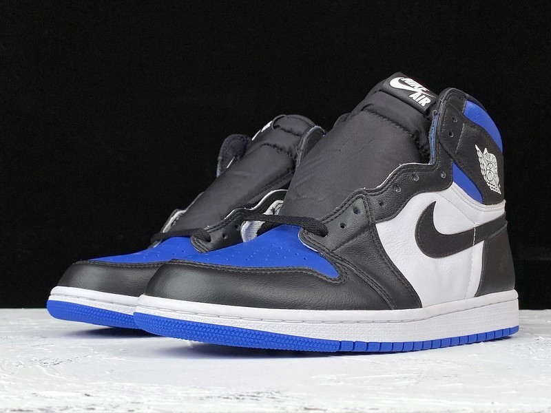 Air Jordan 1 High Og Black/White-Game Royal-Black 25