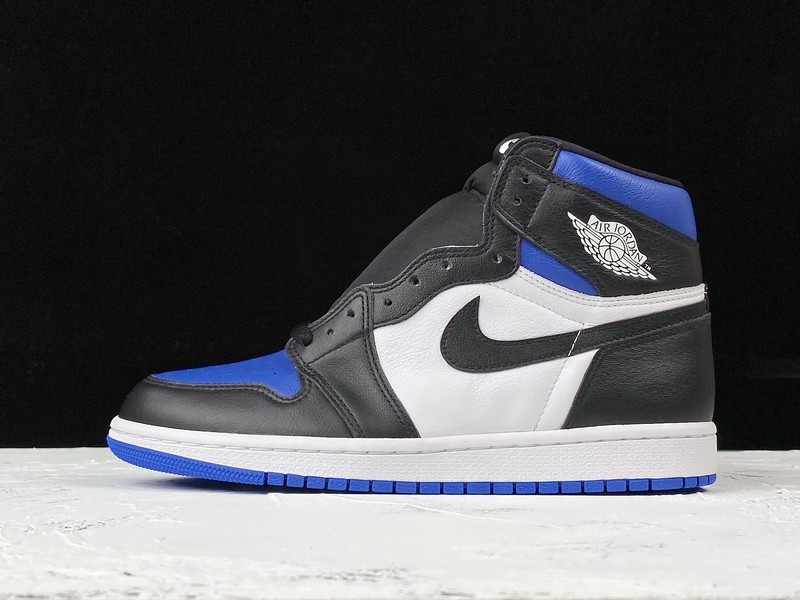 Air Jordan 1 High Og Black/White-Game Royal-Black 35