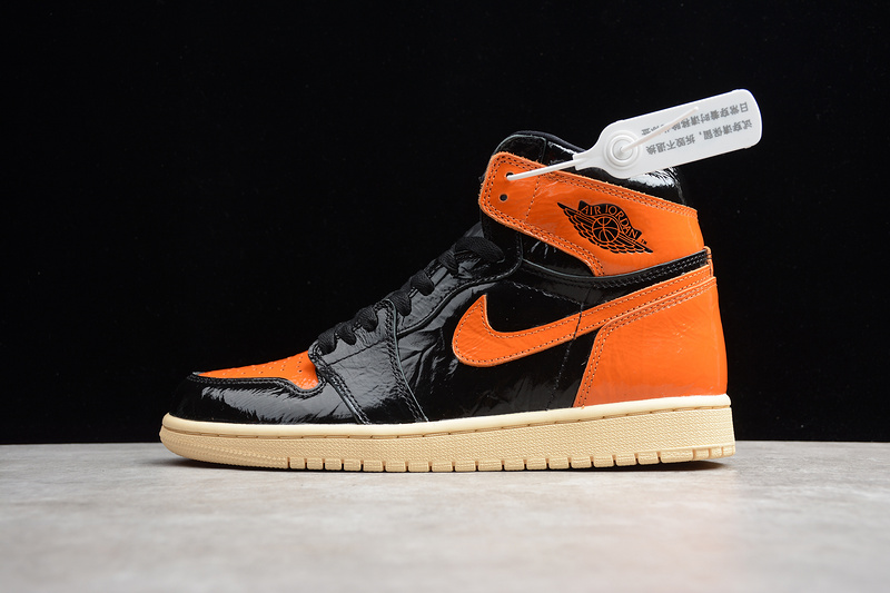 Cj Air Jordan 1 High Og Shattered Backboard 3.0 Black/Orange 11