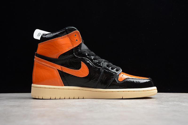 Cj Air Jordan 1 High Og Shattered Backboard 3.0 Black/Orange 27