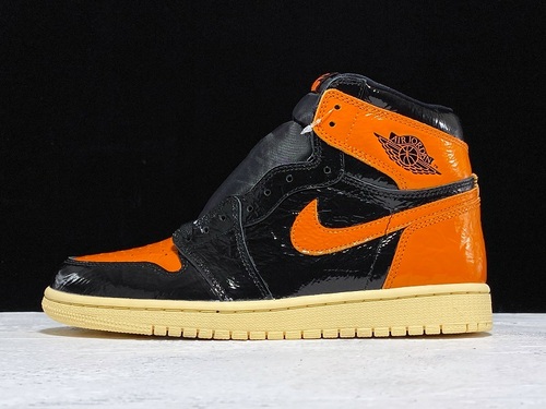 Get Air Jordan 1 High Og Shattered Backboard 3.0 Black/Orange 9