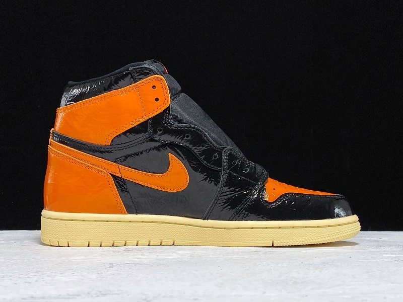 Get Air Jordan 1 High Og Shattered Backboard 3.0 Black/Orange 15