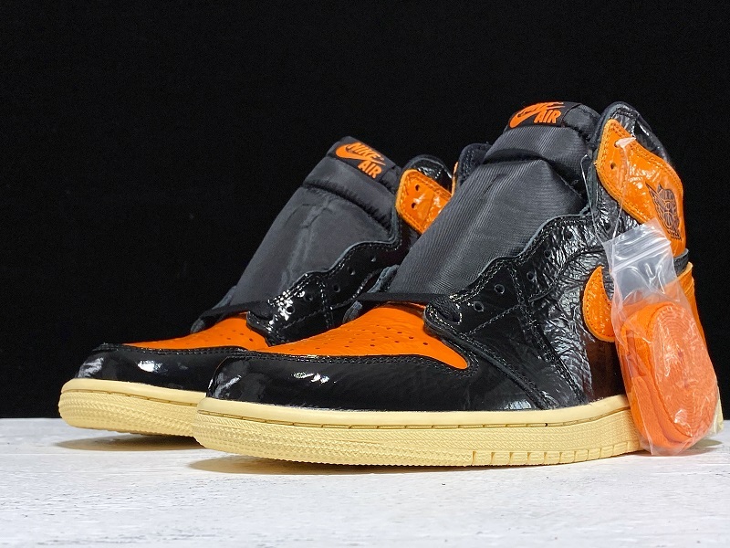 Get Air Jordan 1 High Og Shattered Backboard 3.0 Black/Orange 25