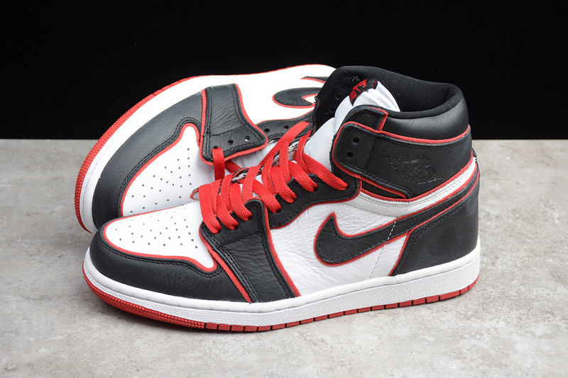 Air Jordan 1 High Og Black/Gym Red-White 7