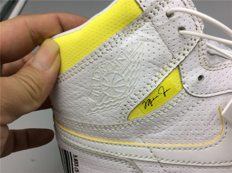 Air Jordan 1 High Og First Class Flight White/Dynamic Yellow 29