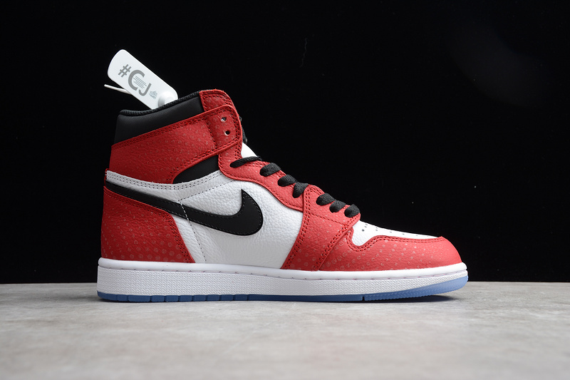 Cj Air Jordan 1 Retro High Og Spiderman Red/Black-White/Blue 17