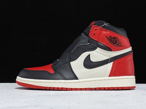 Get Air Jordan 1 Retro High Bred Toe Gym Red/Black-Summit White 9