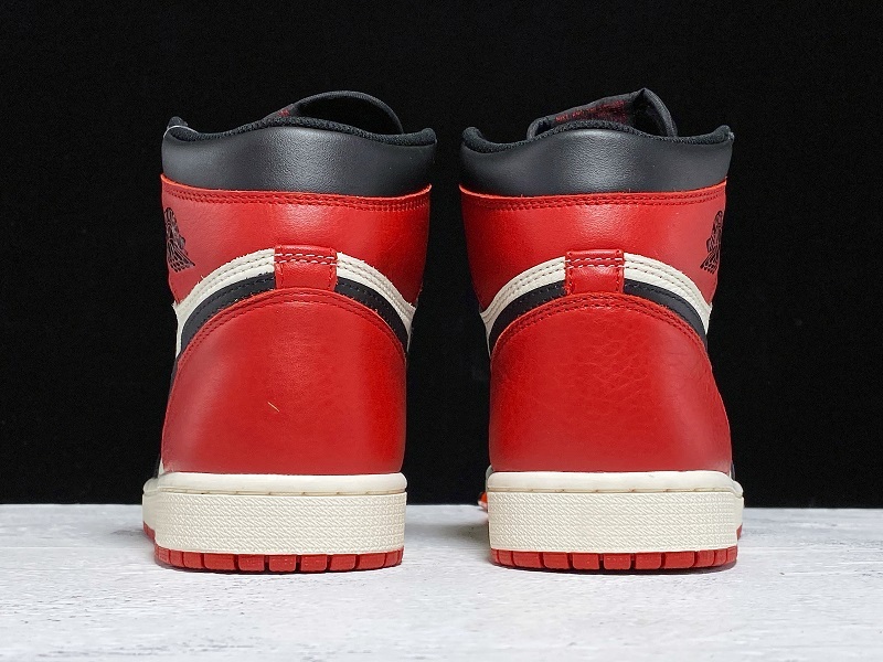 Get Air Jordan 1 Retro High Bred Toe Gym Red/Black-Summit White 13