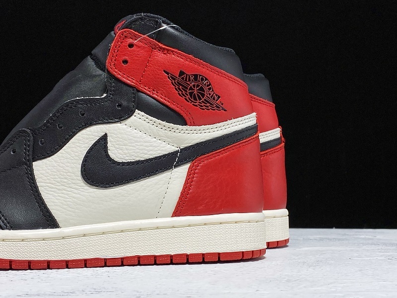 Get Air Jordan 1 Retro High Bred Toe Gym Red/Black-Summit White 21