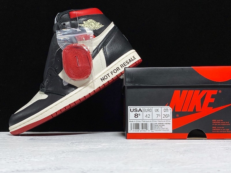 Get Air Jordan 1 Retro High Not For Resale Varsity Red/Black 23