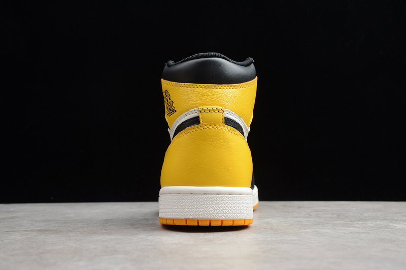 Gz Air Jordan 1 Retro High Og Yellow Toe Yellow/Black/White 3