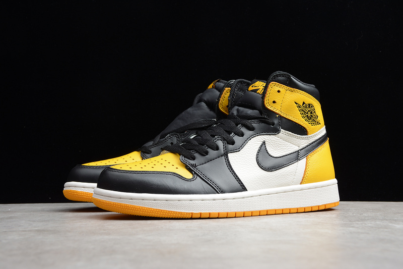 Gz Air Jordan 1 Retro High Og Yellow Toe Yellow/Black/White 11