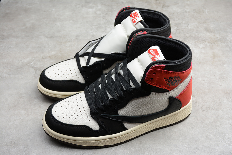 Travis Scott Air Jordan 1 High Og Ts Sp Sail/Black-Red 11