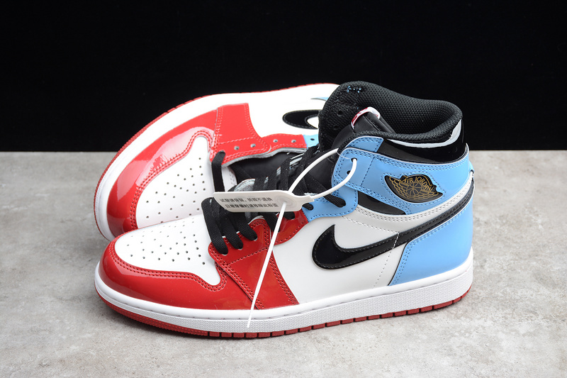 Cj Air Jordan 1 High Og Fearless White/Blue-Varsity Red-Black 29