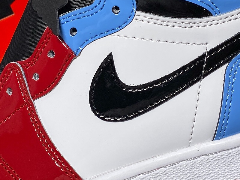 Get Air Jordan 1 Retro Fearless Blue/White/Red 25