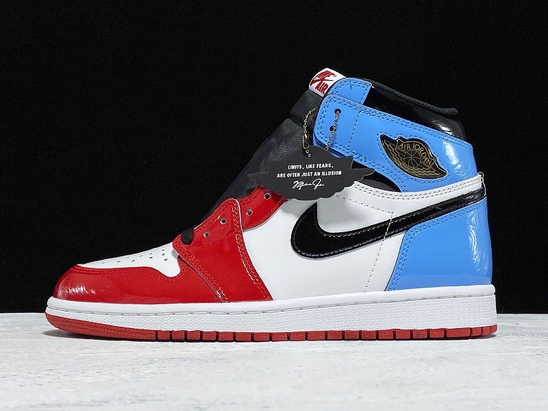 Get Air Jordan 1 Retro Fearless Blue/White/Red 29