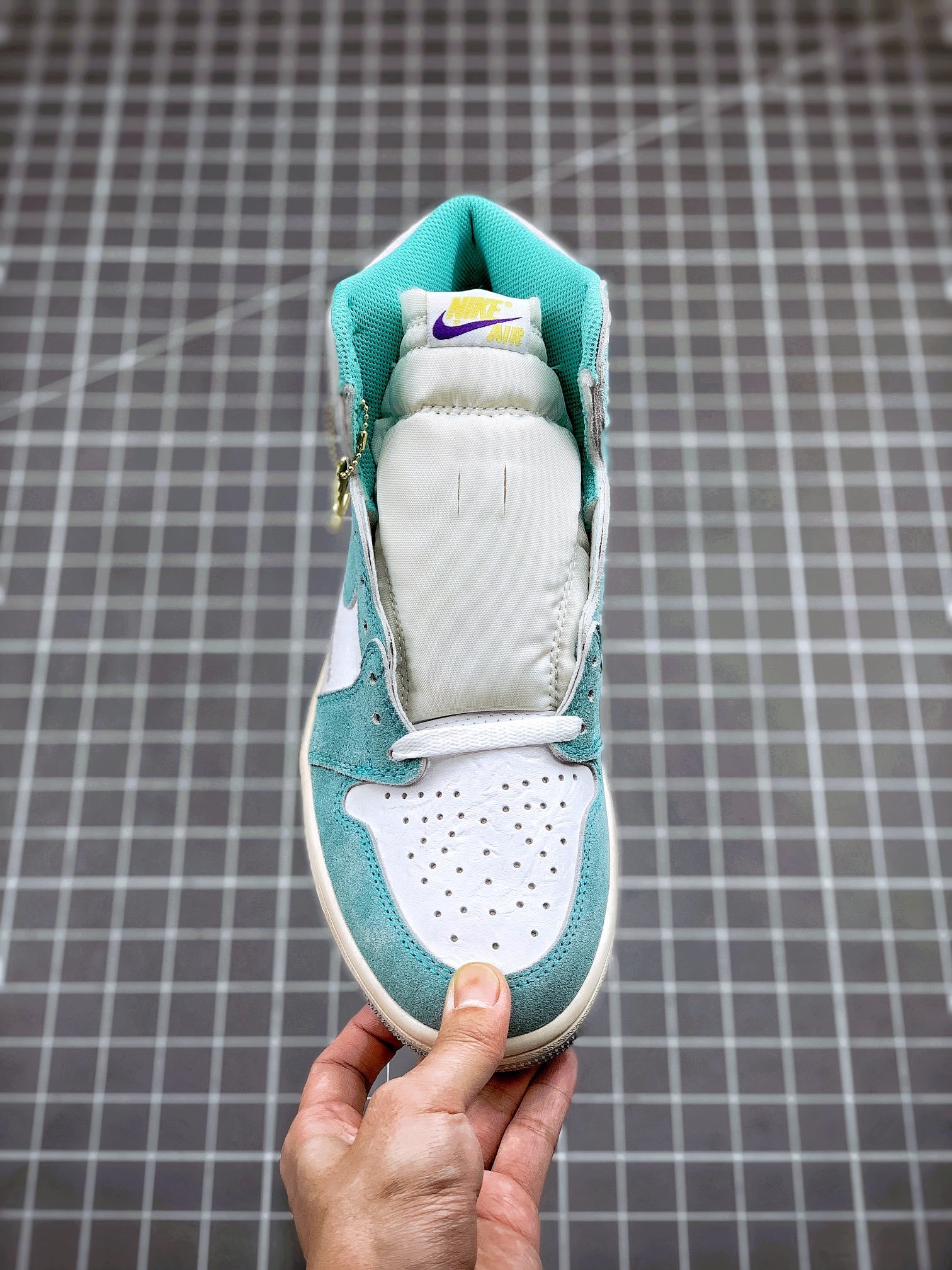 Original Quality Air Jordan 1 Retro High Turbo Green/Sail-White 17