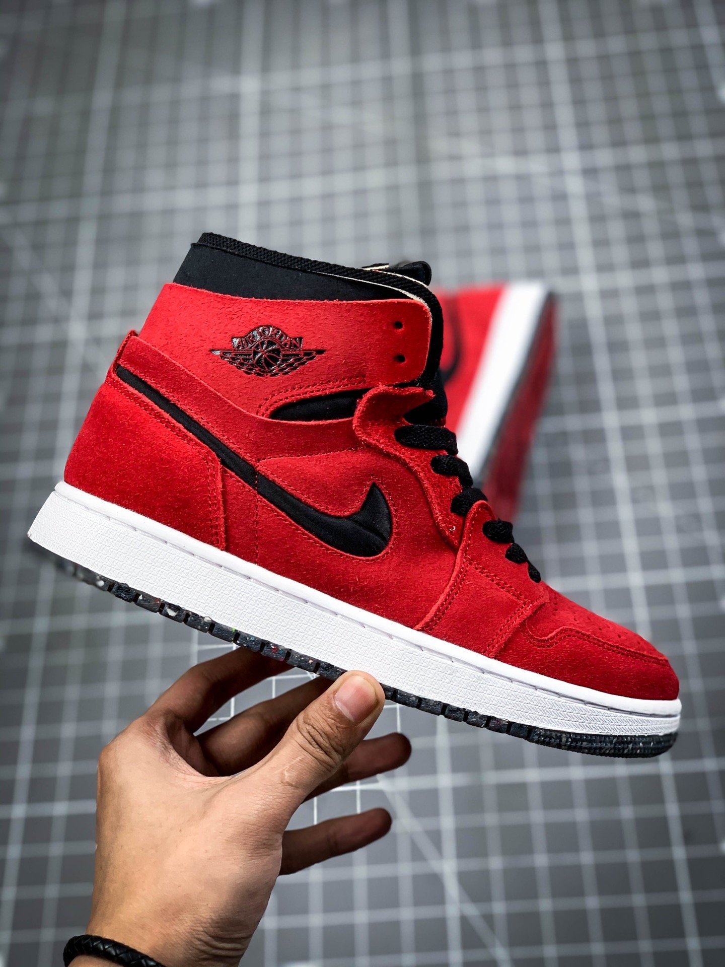 Air Jordan 1 High Zoom Comfort Gym Red/Black/White 5