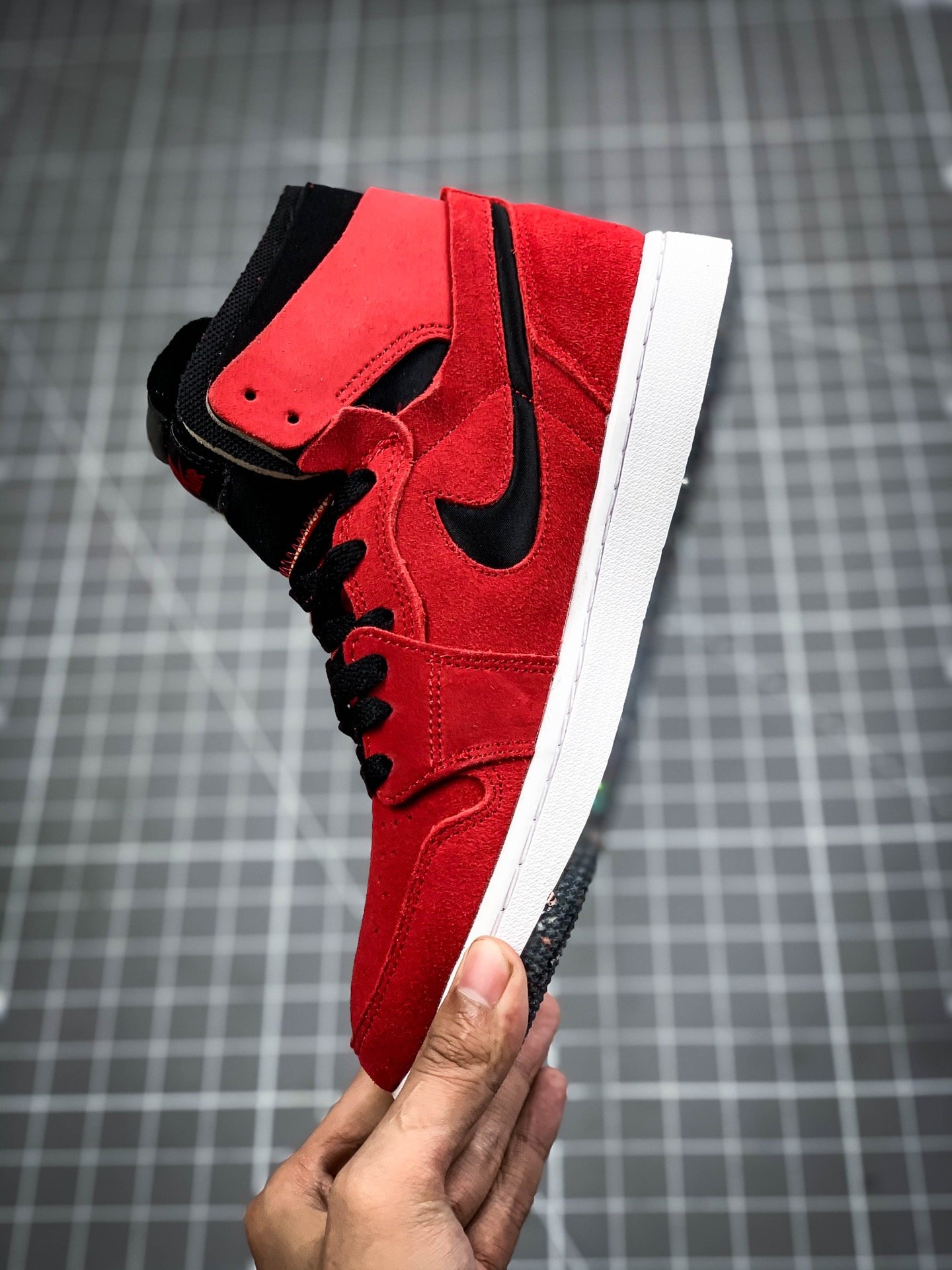 Air Jordan 1 High Zoom Comfort Gym Red/Black/White 7