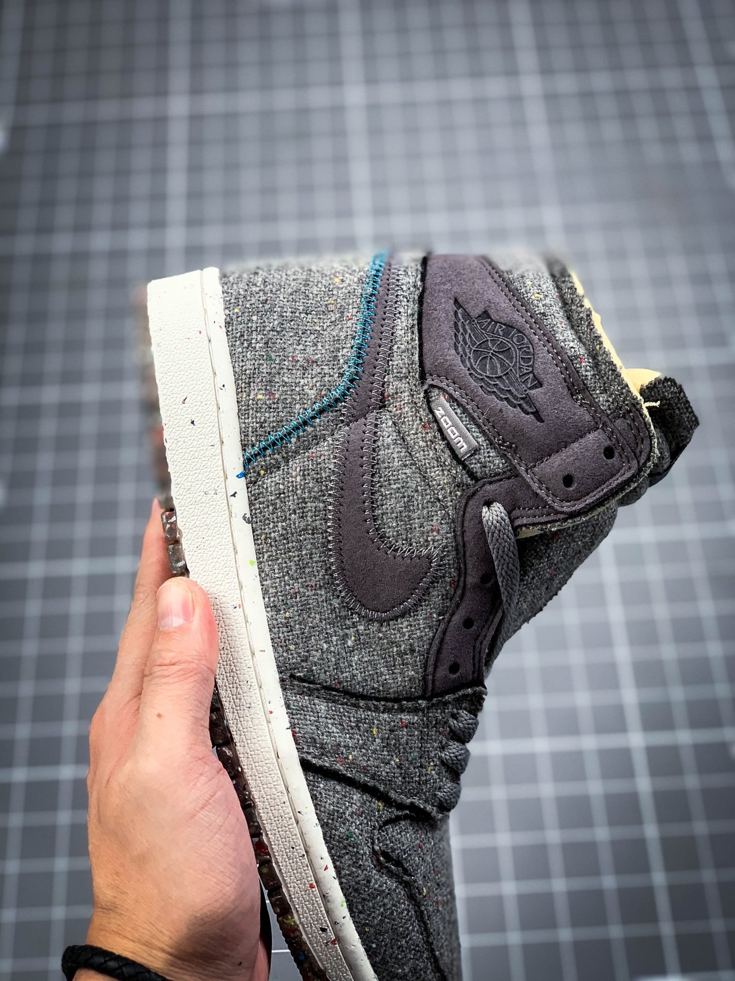 Air Jordan 1 High Zoom Space Hippie Wolf Grey/White 5