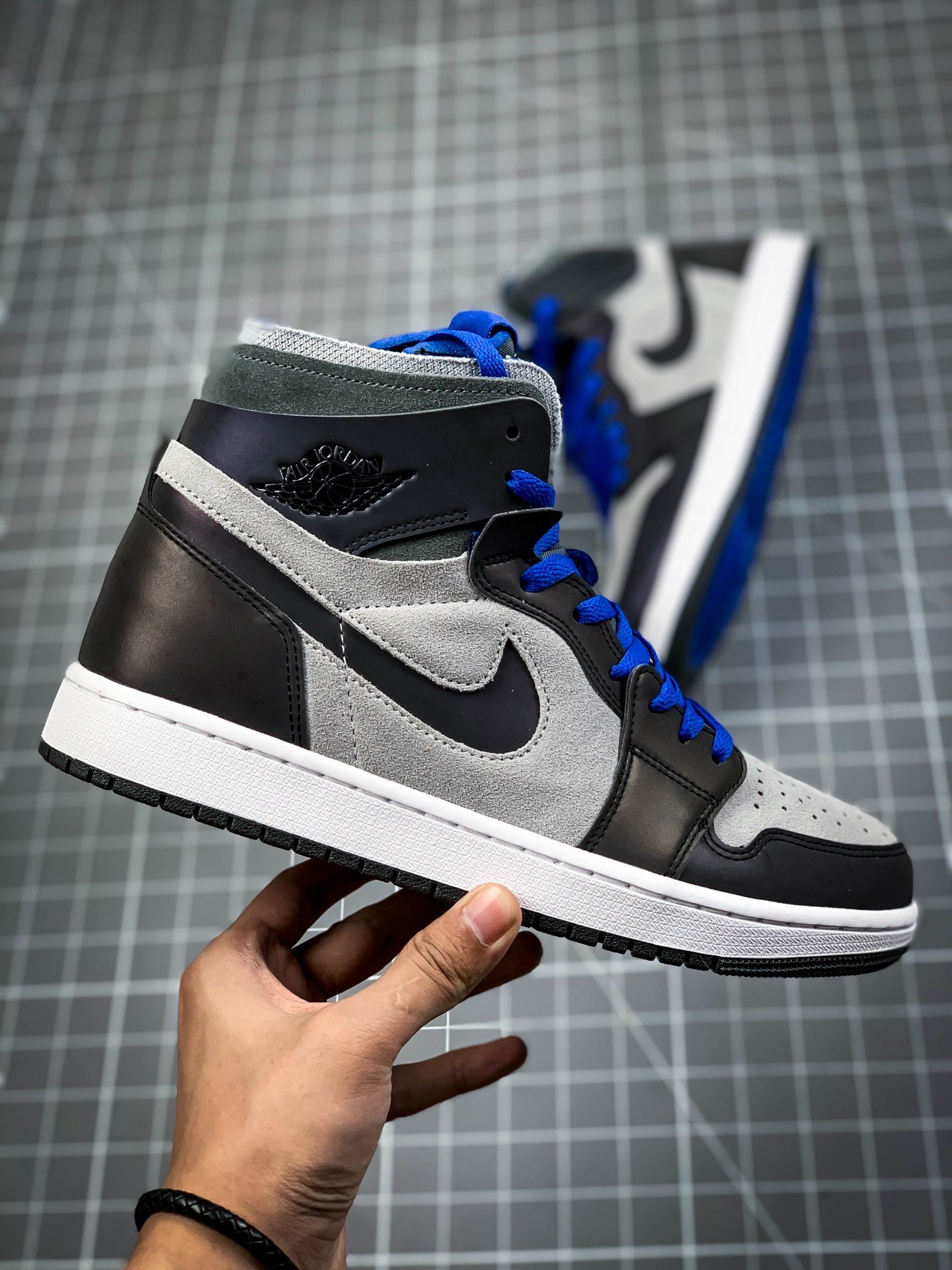 League Of Legends Air Jordan 1 Zoom Comfort World Championship 2020 Grey/Black 17